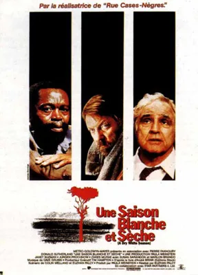 Affiche du film Une saison blanche et sèche, d'Euzhan Palcy