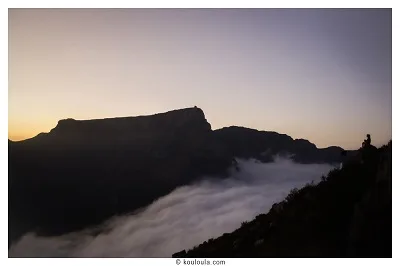 En haut de Lion's Head !
